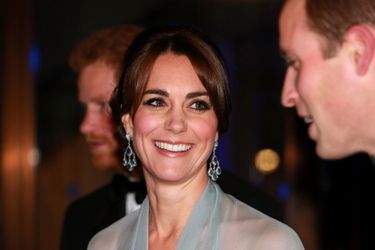 Kate et William avec le prince Harry à Londres, le 26 octobre 2015