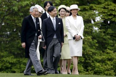 La famille impériale du Japon à Tokyo, le 27 avril 2016 