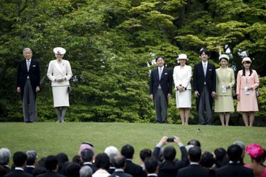 La famille impériale du Japon à Tokyo, le 27 avril 2016