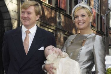 La princesse Ariane des Pays-Bas avec ses parents, le 20 octobre 2007