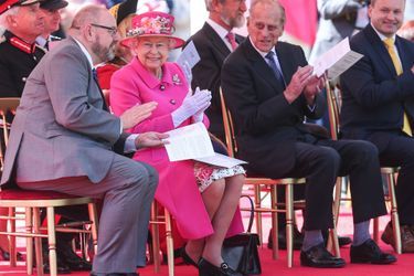 La reine Elizabeth II et le prince Philip à Windsor, le 20 avril 2016
