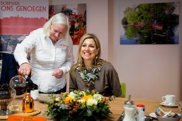 La reine Maxima des Pays-Bas à Nieuwer-Ter-Aa, le 30 mars 2016