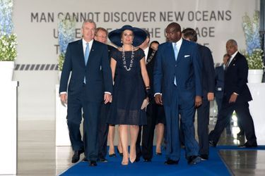 La reine Maxima des Pays-Bas à Rotterdam, le 20 mai 2016