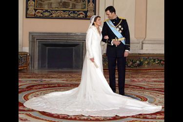 Mariage avec Letizia, en mai 2004