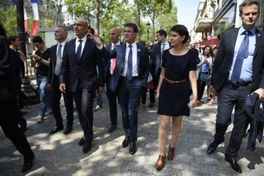 Harlem Désir, Manuel Valls et Najat Vallaud-Belkacem