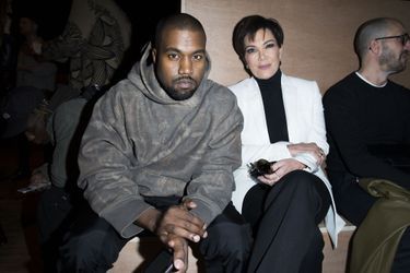 Kanye West et Kris Jenner à Paris le 6 mars 2016