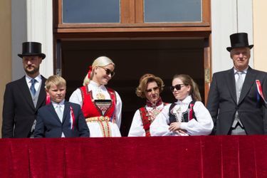 La famille royale de Norvège à Oslo, le 17 mai 2016