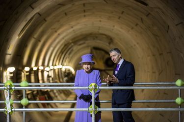 La reine Elizabeth II à Londres, le 23 février 2016