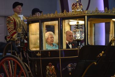 La reine Elizabeth II et le prince Philip à Windsor, le 15 mai 2016
