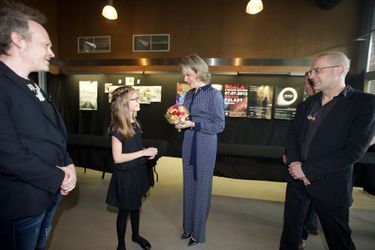 La reine Mathilde de Belgique à Aarschot, le 24 avril 2016