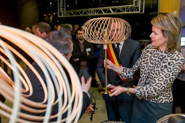 La reine Mathilde de Belgique à Liège, le 16 mars 2016