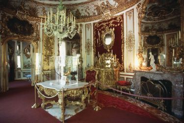 La salle à manger du château de Linderhof