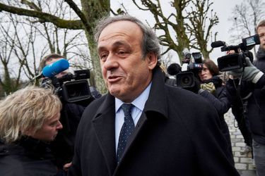 Le président de l'UEFA Michel Platini