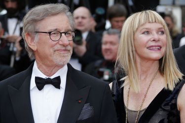 Steven Spielberg et son épouse à Cannes