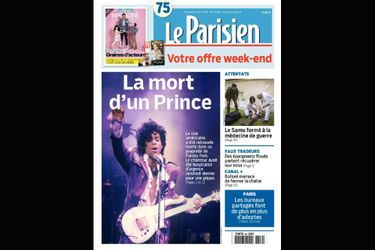 L'hommage de la presse à la légende Prince