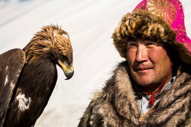 Le peuple des aigles, chasseurs traditionnels de Mongolie 