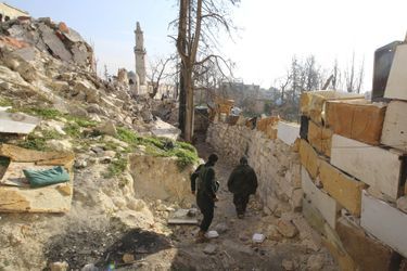 A Alep, la vie en ruines, le 28 janvier 2016