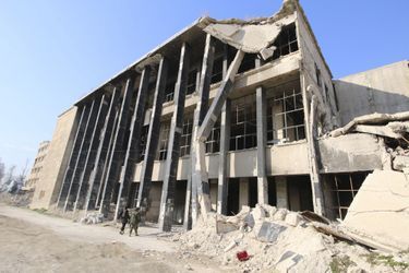 A Alep, la vie en ruines, le 28 janvier 2016
