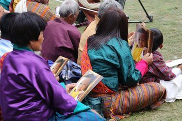 Cérémonie au dzong de Punakha, le 16 avril 2016