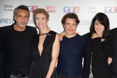 Jean-Michel Tinivelli, Alexandra Lamy, Thierry Frémont et Zabou Breitman à Paris le 24 février 2016. 