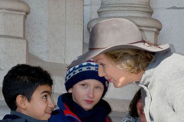 La reine Mathilde de Belgique, le 17 février 2016