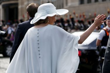 La reine Mathilde de Belgique, le 21 juillet 2013