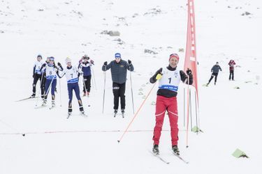 Le prince Frederik de Danemark aux Jeux d&#039;hiver de l&#039;Arctique à Nuuk, le 7 mars 2016