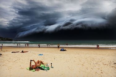 Storm Front on Bondi Beach Nature, first prize singles, Rohan Kelly Australia