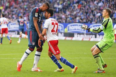 Rencontre choc entre Jérôme Boateng (Bayern Munich) et Kerem Demirbay (Hamburg SV).