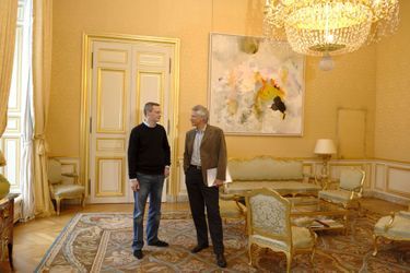 Bruno Le Maire à Matignon, avec Dominique de Villepin en 2007