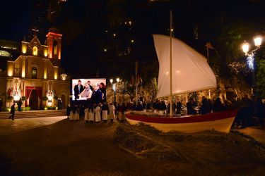Cérémonie de la Sainte-Dévote à Monaco, le 26 janvier 2016