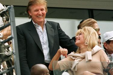 Donald Trump et son ex-femme Ivana Trump en septembre 1997