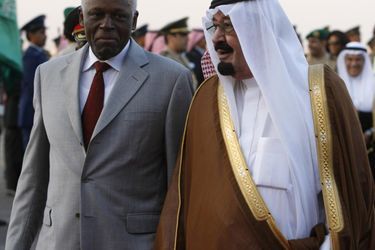 José Eduardo dos Santos avec le roi Abdallah en 2007