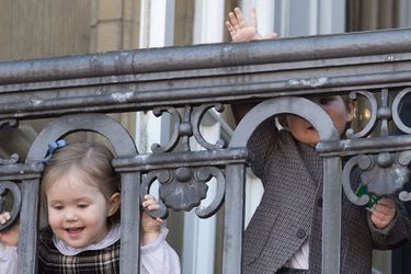 Les jumeaux du Danemark, la princesse Joséphine et le prince Vincent, en avril 2013