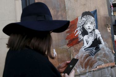 Une nouvelle oeuvre de Banksy a été peinte en face de l&#039;ambassade française à Londres