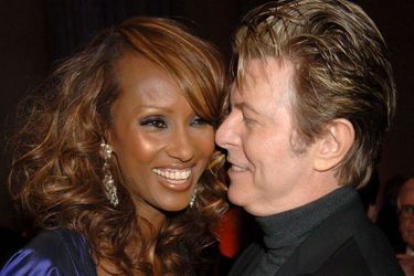 David Bowie et son épouse Iman, à New York, en 2006