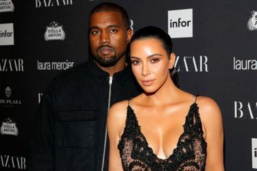 Kanye West et Kim Kardashian en septembre 2016.