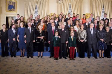 La photo de famille du grand-duc Jean de Luxembourg pour ses 95 ans, le 9 janvier 2016
