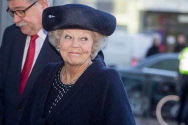 La princesse Beatrix des Pays-Bas à Utrecht, le 25 janvier 2016