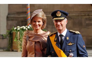 Le Prince Philippe et la Princesse Mathilde