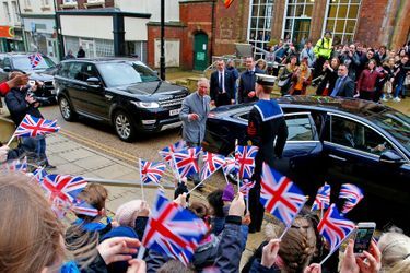 Le prince Charles à Stoke-on-Trent, le 26 janvier 2016