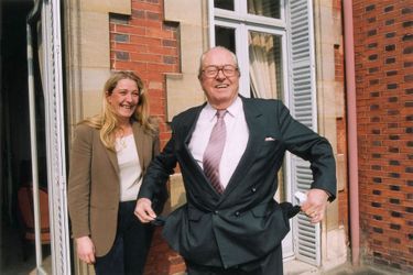 Marine et Jean-Marie Le Pen en 2002