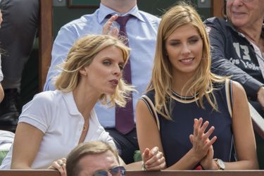 Roland-Garros avec Sylvie Tellier en juin 2015
