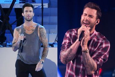 Adam Levine des Maroon 5 ne supporte plus son tatouage sur l&#039;épaule droite. 