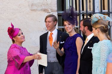 La princesse Tessy du Luxembourg au mariage de Felix et Claire, en 2013