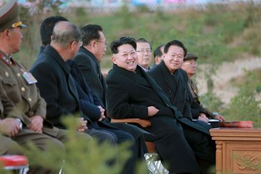 Le dictateur nord-coréen Kim Jong-un, photographié en octobre 2015 à un événement officiel