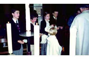 Son baptême en 1984