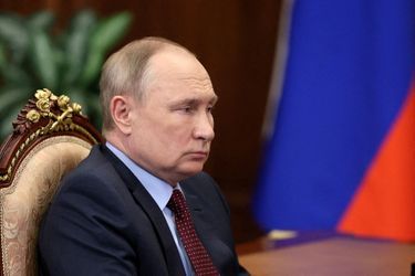 Vladimir Poutine, le 16 mars 2022.