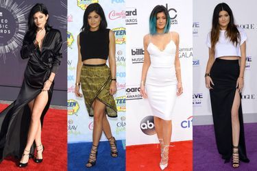 Kylie Jenner, 17 ans, suit les traes de sa soeur, Kendall Jenner, vêtue par les plus grands couturiers