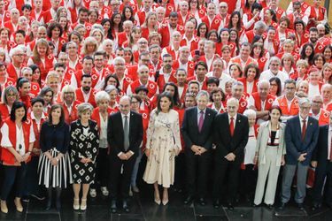 La reine Letizia d'Espagne à Saragosse, le 7 mai 2019